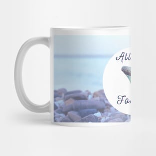 Waterfront Nautical Light Blue Atlantic Fossils Shark Tooth Print Mug